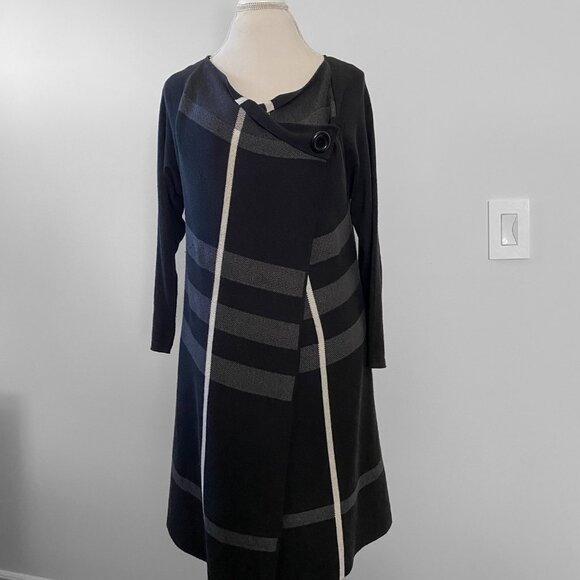 Angel Apparel - Asymmetrical Button Cardigan/Jacket - Picture 2 of 9